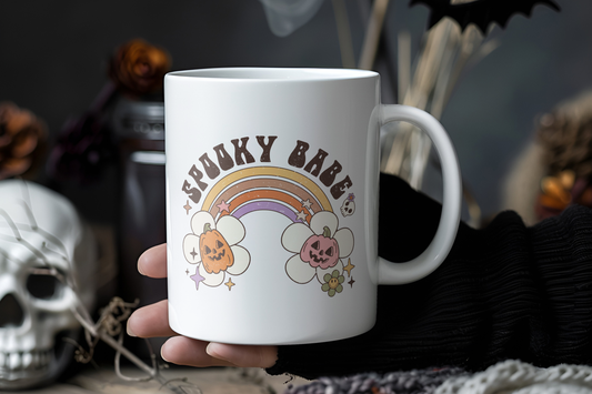 Spooky Baby Distressed Mug