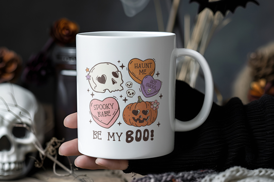 Be My Boo! Distressed Coffee Mug