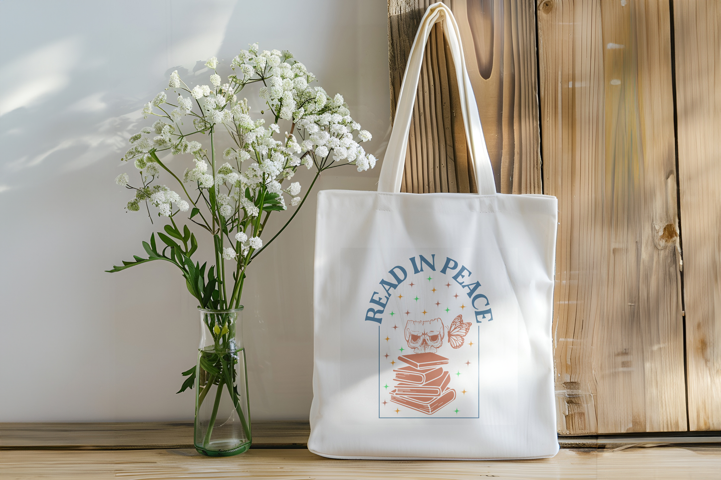 Read in Peace Tote Bag