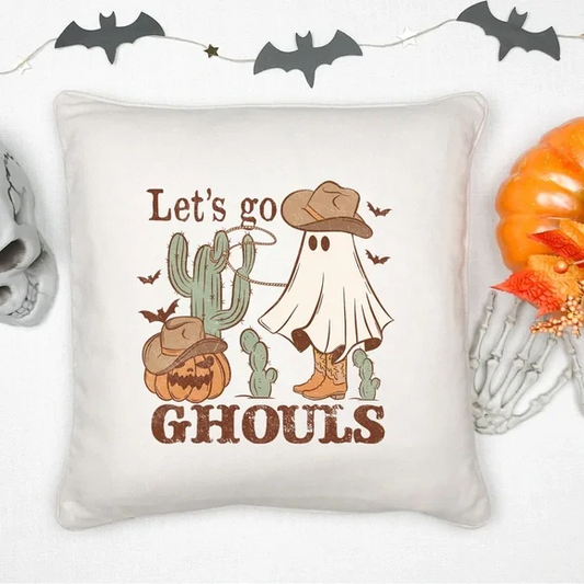 Let's Go Ghouls Pillow Case