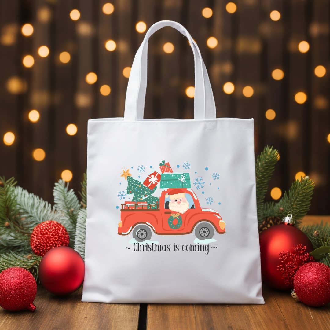 Christmas Is Coming Santa Tote Bag