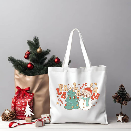 Falalalala Holiday Tote Bag