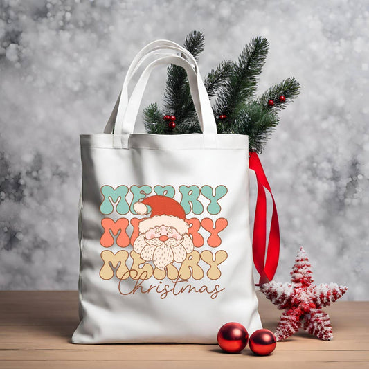 Merry Merry Merry Christmas Tote Bag