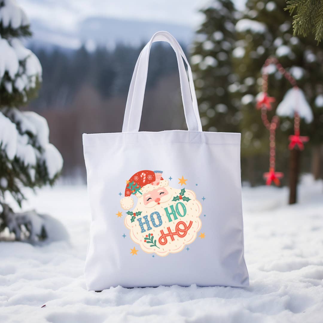 Ho Ho Ho Santa Beard Tote Bag